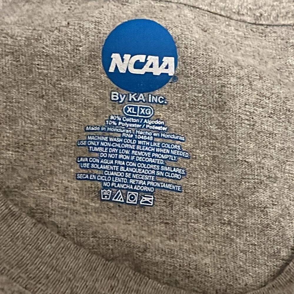 NCAA Texas Longhorns Short Sleeve Gray Shirt Mens XL - Picture 6 of 9